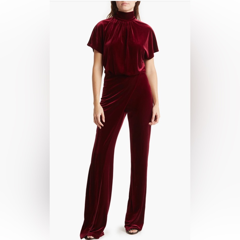 Black Halo Cash Blouson Jumpsuit